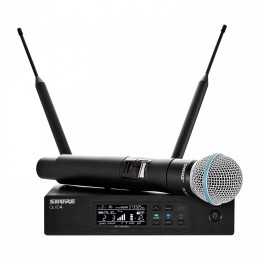 舒爾SHURE QLXD24/BETA58A 一拖一數字無線手持話筒（超心形）